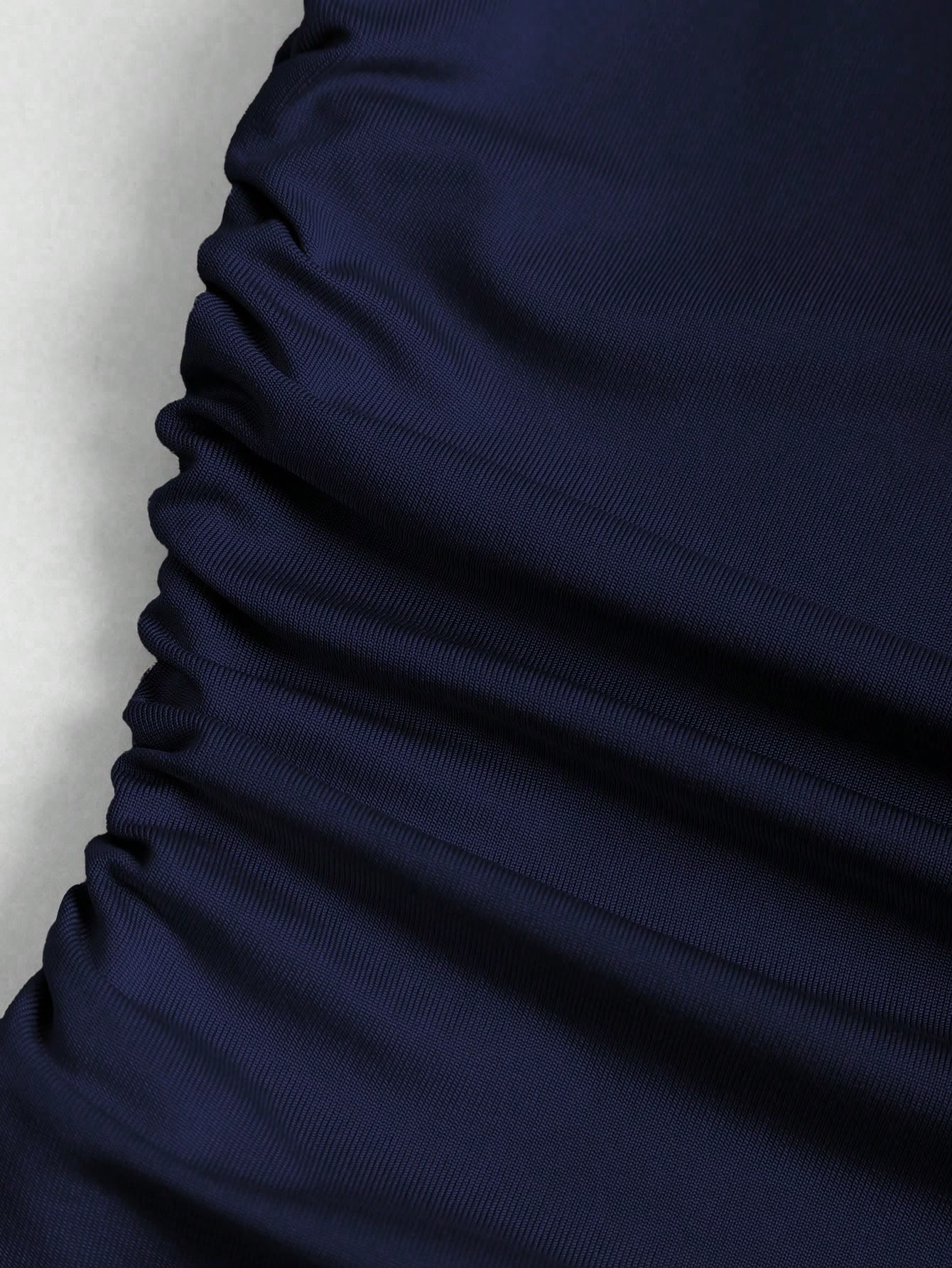 Blusa Azul Ombro Assimétrico — Sweetra — foto 2