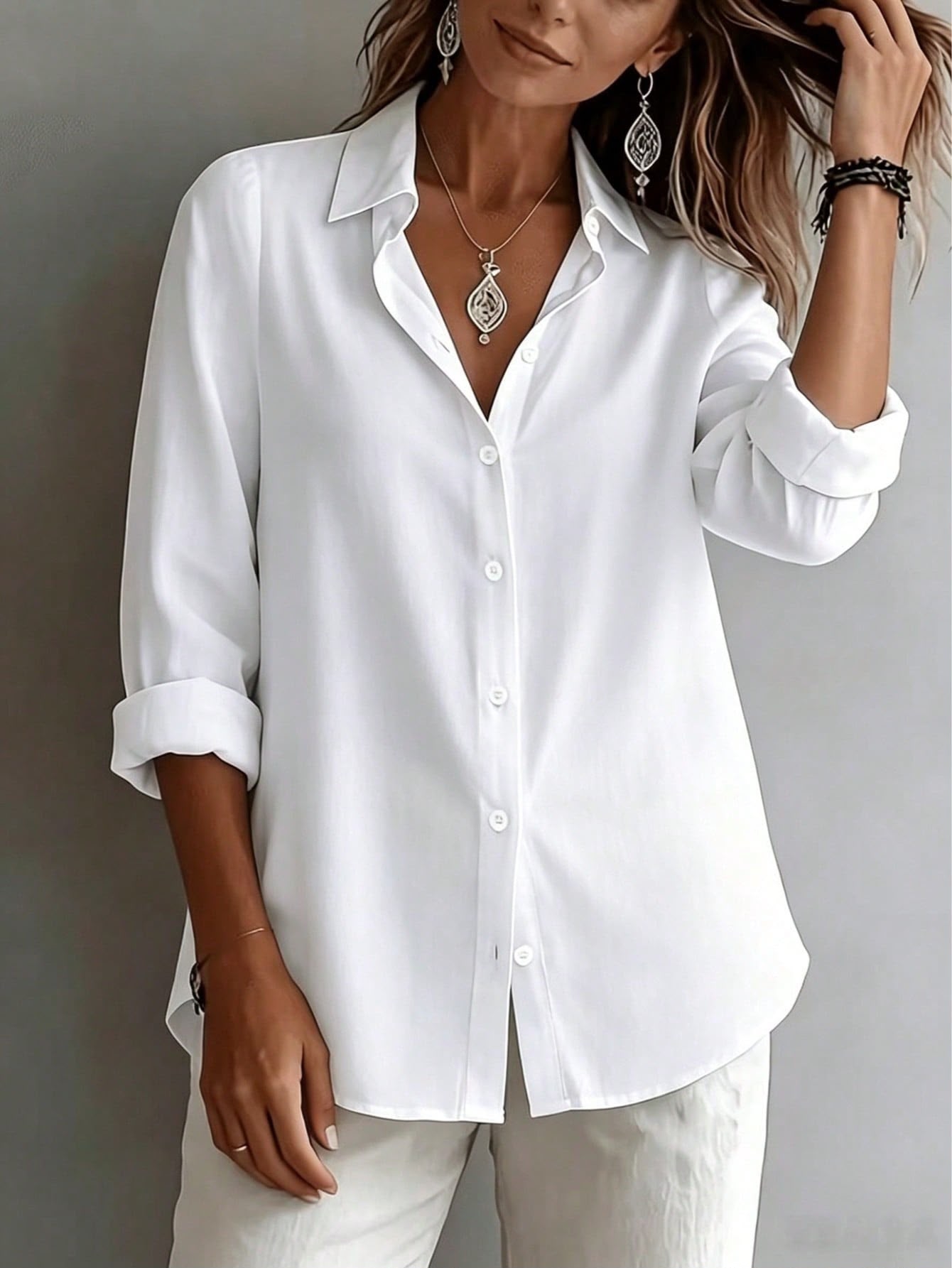 Camisa Branca Soltinha — foto 1